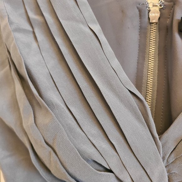 BCBG Grey pleated top - Picture 3 of 11